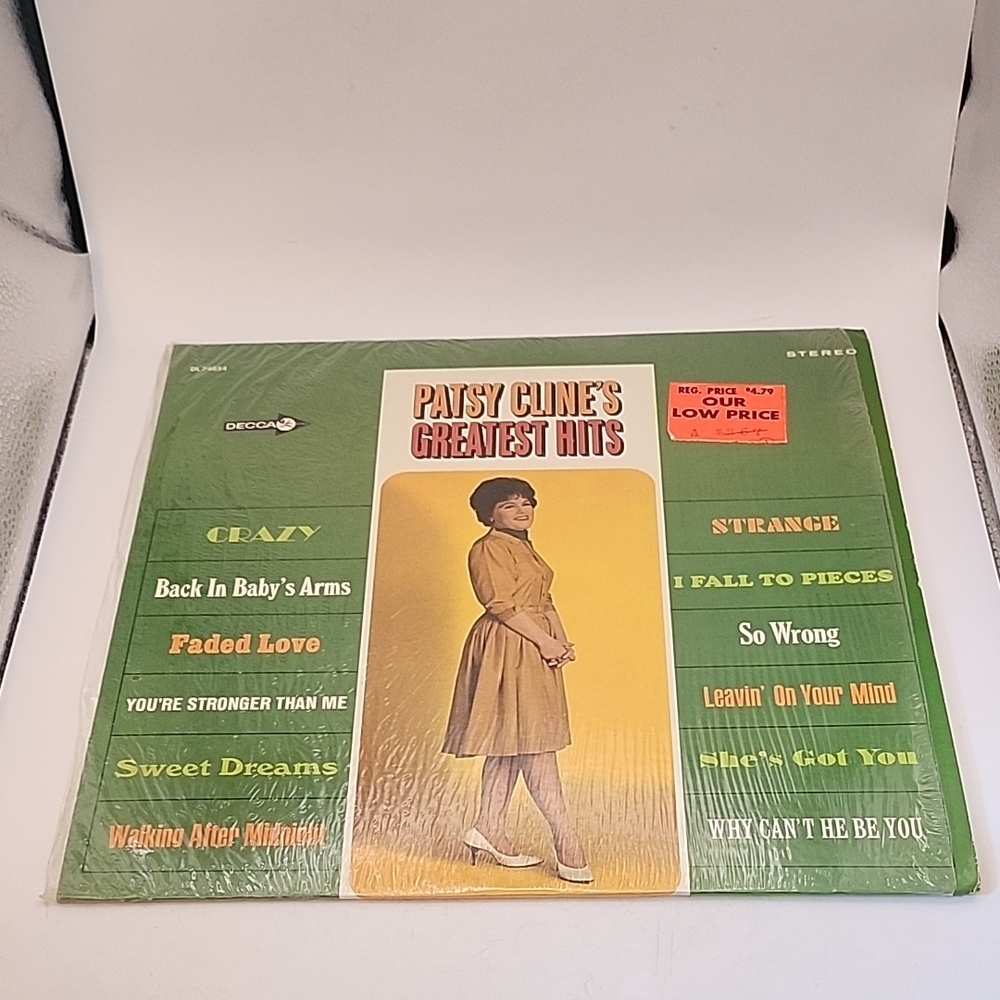 Vintage 1967 Patsy Cline's Greatest Hits Decca DL74854 LP Vinyl Record